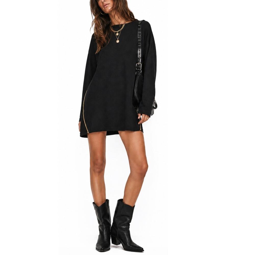 OneTeaspoon Alchemy Chain Dress Size S  Luxe Collection Black NWT Rock Chic